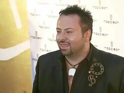 Celebrities Toast Beauty Giant Napoleon Perdis Unveiling Stock Footage