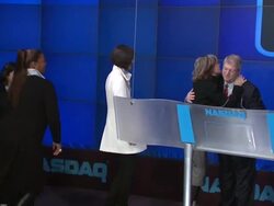 Nasdaq opening bell ringing ceremony with the stars of 'Mad Money' Stock Footage