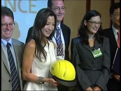 Actress Michelle Yeoh visits Manila to promote road safety News Clip