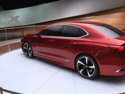 2015 Acura TLX Prototype montage Stock Footage