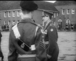 HER MAJESTY INSPECT THE ""BAYS"" News Clip