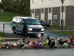 News Report Offers New Details Of Encounter Between Michael Brown And Ferguson Cop Stock Footage