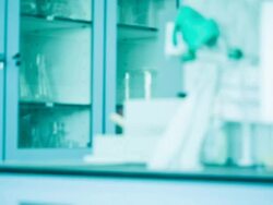 Scientist and bio lab experiment Stock Footage