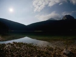 Night water timelapse Stock Footage