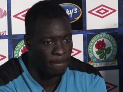 Interview Chris Samba Stock Footage