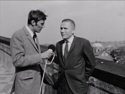 SYND 21-05-69 ASTRONAUT FRANK BORMAN VISITS PRAGUE AS PART OF A GOODWILL TOUR OF COMMUNIST COUNTRIES News Clip