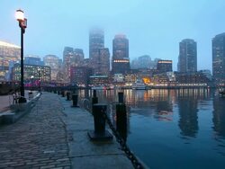 Boston Waterfront Stock Footage