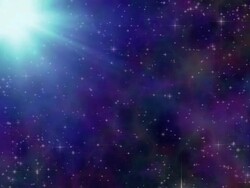 Sun Space Blue Stock Footage