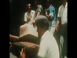 SYND 26 9 74 RELIEF SUPPLIES ARRIVE Instructional Video