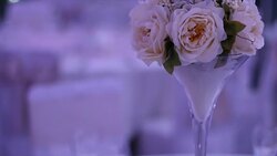 Wedding beautiful flowers Stock Footage