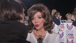 Interview with Joan Collins on the red carpet at the Pride of Britain Awards News Clip