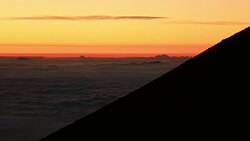 Mauna Kea Sunset Stock Footage