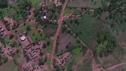 Drone aerials of a village in rural Malawi News Clip