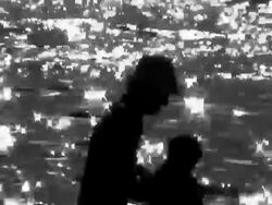 Mum with child in sea Stock Footage