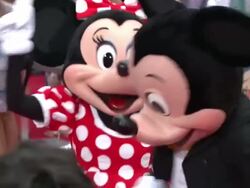 Minnie and Mickey Mouse at the Camp Rock 2: The Final Jam - New York Premiere Stock Footage