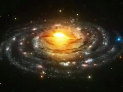 Galaxy- Milky Way. Loopable. Stock Footage