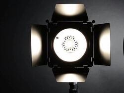 Series of film lights Stock Footage