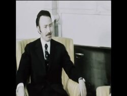 SYND 12-4-74 PRESIDENT BOUMEDIENNE OF ALGERIA MEETS NIXON News Clip