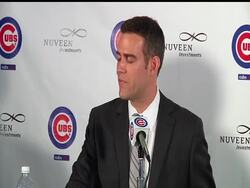 Theo Epstein was introduced as the new president of baseball operations for the Chicago Cubs at a Tuesday press conference. The Cubs hope he can work the same magic for the championship-starved team as he did for the Boston Red Sox. (Oct. 25) News Clip