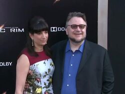 Guillermo del Toro, Lorenza Newton at Pacific Rim Los Angeles Premiere on 7/92013 in Hollywood, CA. (Footage by WireImage Video/Getty Images Entertainment Video) Stock Footage