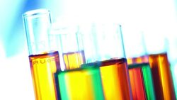 Colorful test tubes Stock Footage