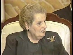 SOUTH KOREA: US SECRETARY OF STATE MADELEINE ALBRIGHT VISIT News Clip