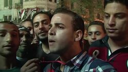 Anti-Morsi protesters react to president's defiant speech News Clip