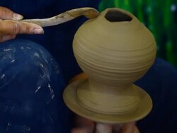 pottery, Thailand Stock Footage