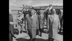 CAN907 PRESIDENT ULBRICHT ARRIVES AT BUDAPEST AIRPORT Instructional Video