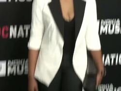 Garcelle Beauvais at 2013 Roc Nation Pre-Grammy Brunch 2/9/2013 in West Hollywood, CA.(Footage by WireImage Video/Getty Images Entertainment Video) Stock Footage