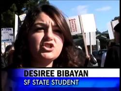 Students staged raucous rallies on college campuses Thursday in protests against deep education cuts News Clip