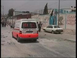 Militants open fire near children's festival at UN-operated elementary school News Clip