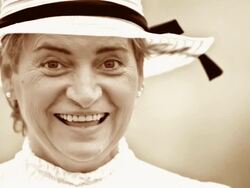 Portrait Of A Country Woman Stock Footage