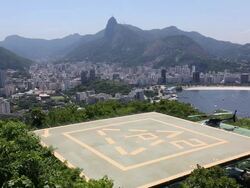 Helicopter Travel In Rio A Solution To Traffic Congestion Stock Footage