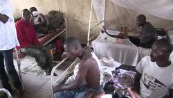 CLEAN : At the hospital in Goma soldiers News Clip