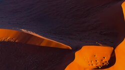 Aerial view of Namib-Naukluft National Park Stock Footage
