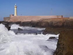 Estuary of the Bouregreg, Rabat, Morocco Stock Footage