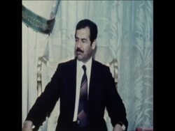 UPITN 11/02/80 PRESIDENT MOUSSA TRAORIE OF MALI MEETS WITH IRAQI PRESIDENT SADDAM HUSSEIN IN BAGHDAD Instructional Video