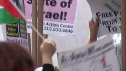 Pro and anti Israeli demos as tensions remain high in the Middle East News Clip
