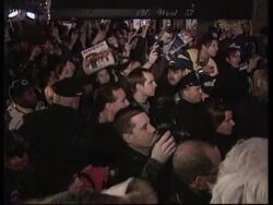 USA: NEW YORK: THE SPICE GIRLS ARRIVE IN USA News Clip