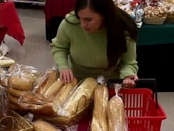 Shopping for Bread (PAL-DV) Stock Footage