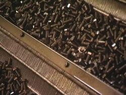 manufacturing bolts Stock Footage