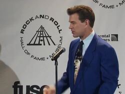 25th Annual Rock And Roll Hall Of Fame Induction Ceremony - Press Room Stock Footage