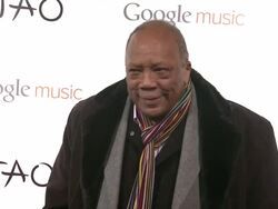 Quincy Jones at the T-Mobile Presents Google Music At Tao - Day 1 on 1/20/12 in Park City, UT Stock Footage