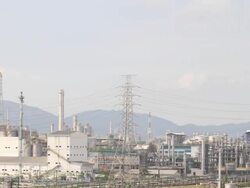 Oil refinery Stock Footage