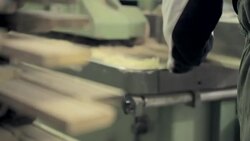 Carpenters in workshop Stock Footage