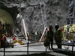 Construction Continues On New York's 2nd Avenue Subway Stock Footage