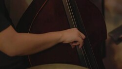 Close up of Violin cello players : HD VDO Stock Footage