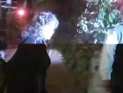 Paz de la Huerta on Boardwalk Empire and Dealing with Paparazzi at Chateau Marmont WeHo - Celebrity Sightings in Los Angeles Stock Footage