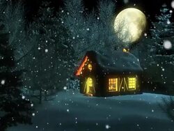 Christmas night  (loop) Stock Footage